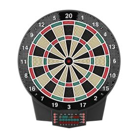VEVOR Electronic Dart Board, 15.5" Target Dartboard with 43 Games & 320+ Variations for Up to 8 Players, 6 Dart Shafts with Flights & 50 Soft Tip