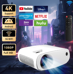 Mini HD Projector (Option: Antique White)
